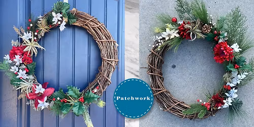 Patchwork Holiday Air Plant Wreaths Craft Workshop