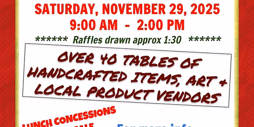 VFW AUXILIARY HOLIDAY BAZAAR 2025