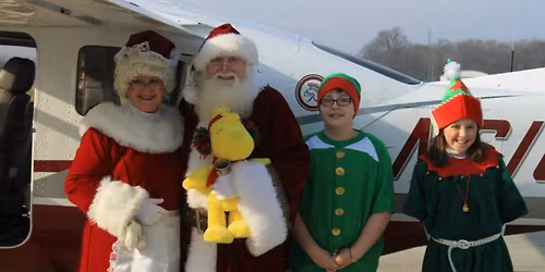 Watch Santa Fly In & Visit with Santa at the Liberty Aviation Museum!