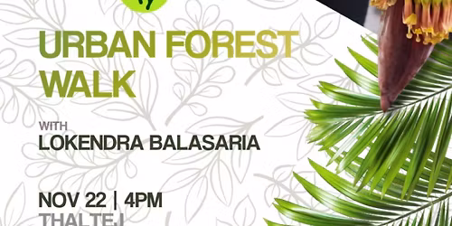 Urban Forest walk with Lokendra Balasaria