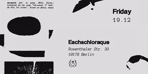 Avant Post @ Eschschloraque [19.12]