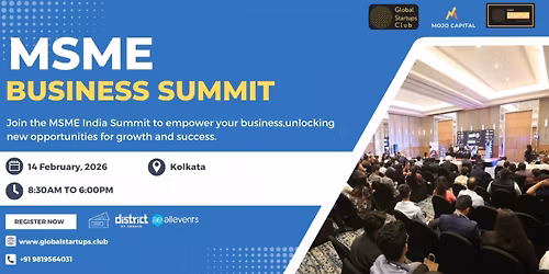 MSME Business Summit 2025 | Kolkata