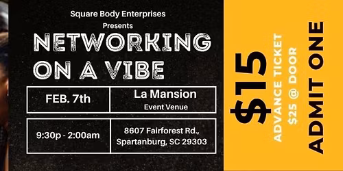 NETWORKING ON A VIBE! A Pre-Game Celebration