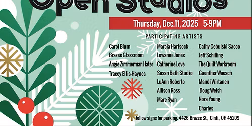 Holiday Open Studios at Brazee Street