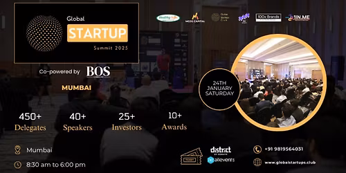 Global Startup Summit 2025 | Mumbai 