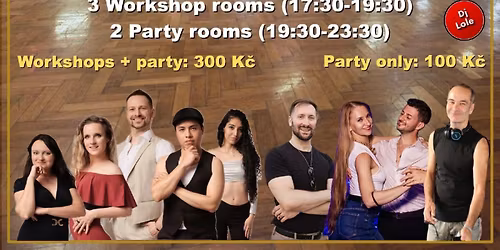 Balance Day Bachata & Salsa (Workshops 3 rooms + Social dancing 2 rooms)