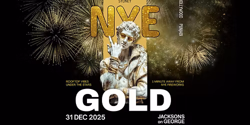 Bollywood Club Presents GOLD NYE at Jacksons on George, Sydney