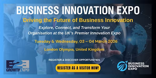 Business Innovation Expo 2026 | Book Your Visitor Ticket At Premier Show