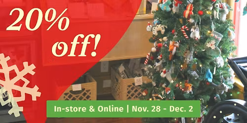 Enjoy Holiday Savings: Black Friday, Cyber Monday, & Giving Tuesday