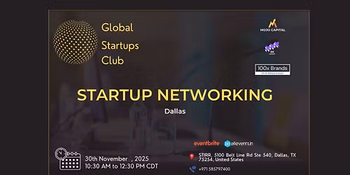 GLOBAL STARTUPS CLUB l STARTUP NETWORKING Dallas2025