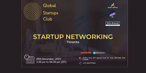 GLOBAL STARTUPS CLUB l STARTUP NETWORKING Toronto 2025