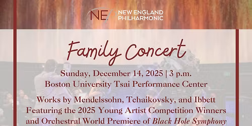 New England Philharmonic Annual Family Concert