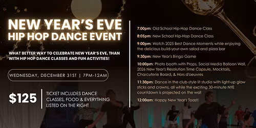 New Year's Eve Hip Hop Dance Event