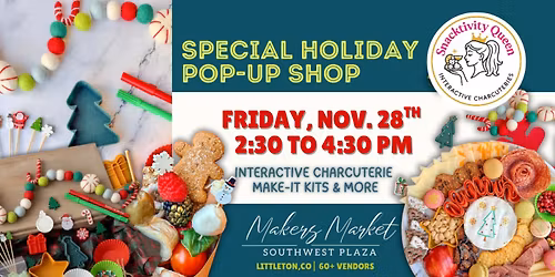 Interactive Holiday Charcuterie Pop Up Shop