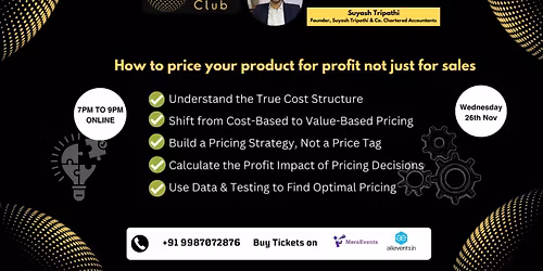 How to price your product for profit not just for sales