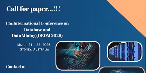 14th International Conference on Database and Data Mining (DBDM 2026)