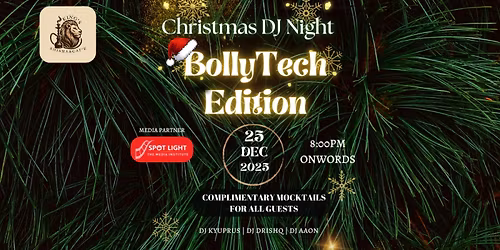 \ud83c\udf84 CHRISTMAS DJ PARTY \u2013 BOLLYTECH EDITION \ud83c\udfa7
