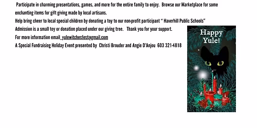 Yule Festival & Artisans Fair Fundraiser