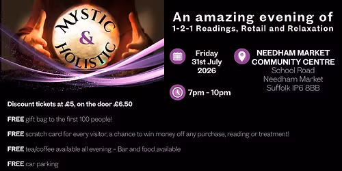 Mystic and Holistic Evening Needham Market