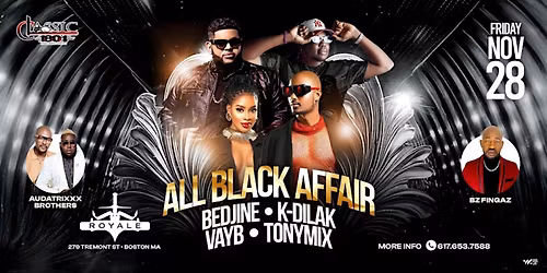 ALL BLACK AFFAIR TO CELEBRATE BLACK FRIDAY @ ROYALE BOSTON