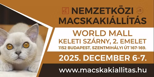 Felis Hungarica \u2013 FIFe Nemzetk\u00f6zi Macskaki\u00e1ll\u00edt\u00e1s 2025