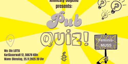 Pubquiz der Amnesty Jugend - FeminisMUSS
