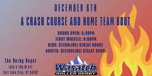 Happy Brawlidays - Heat vs Snow - Roller derby game 