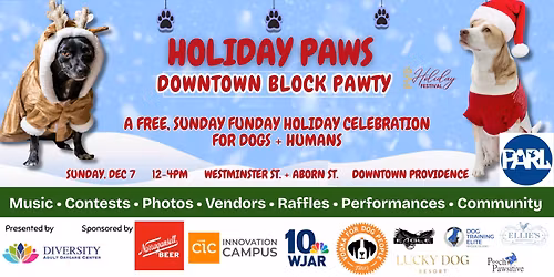 Holiday Paws Downtown Block Pawty
