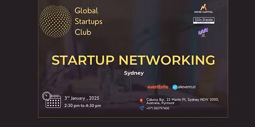 STARTUP NETWORKING Sydney Australia 2025
