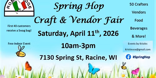 2026 Spring Hop Craft and Vendor Fair