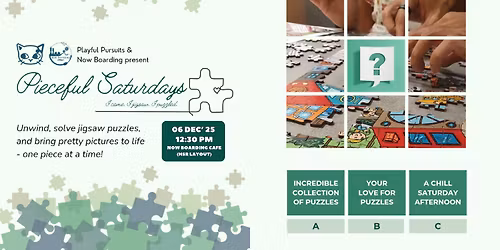 Pieceful Saturdays (Jigsaw Puzzles)