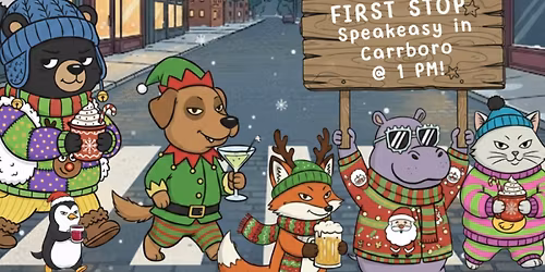 \ud83c\udf4c This Knit is Bananas: Tacky Sweater Bar Crawl \ud83c\udf7b