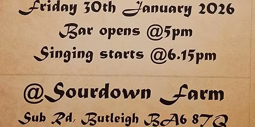 Half a Shanty @ Sourdown Farm