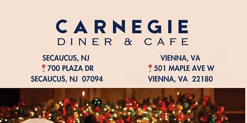 Meet Santa at Carnegie Diner & Caf\u00e9 in Vienna 12\/14