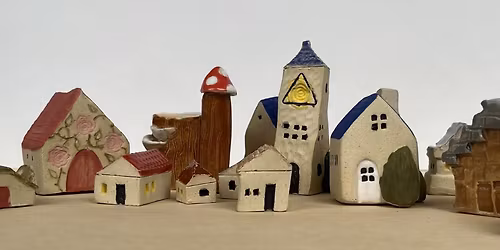 Tiny House Village - ceramic art workshop led by Satrell Studio