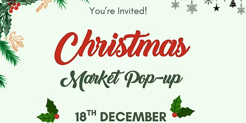 Christmas market popup