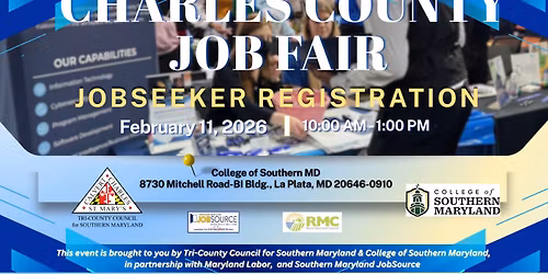 Charles County Job Fair - Jobseeker Registration