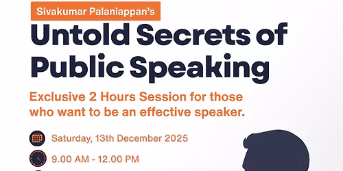 Untold Secrets of Public Speaking