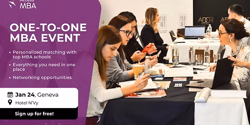 Access MBA event in Geneva