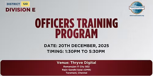 Officers Training Program | Division E