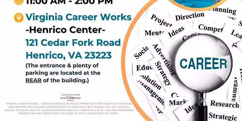 Virginia Career Works - Henrico Center's December 2025 Career Fair