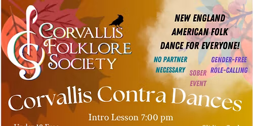 Third Saturday Contra Dance in Corvallis