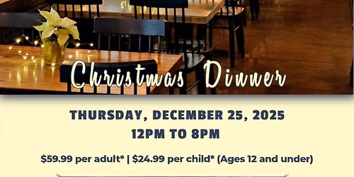 Christmas Dinner at Floridays Woodfire Grill & Bar