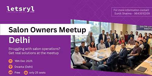Salon Owners Meetup - Delhi