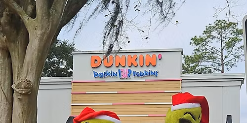 The Grinch Takes Over Gainesville Dunkin\u2019 for a Morning of Prizes, Treats and Festive Surprises