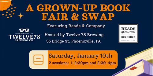 Grown-Up Book Fair and Swap-Phoenixville
