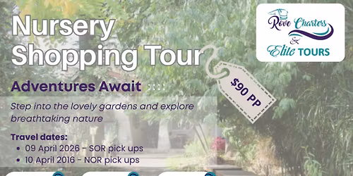Travel Club - Nursery Shopping tour
