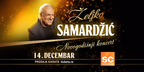 Prevoz na Koncert Željko Samardžić 14.12.2025. iz Novog Sada