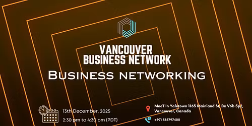Business Networking Vancouver 2025