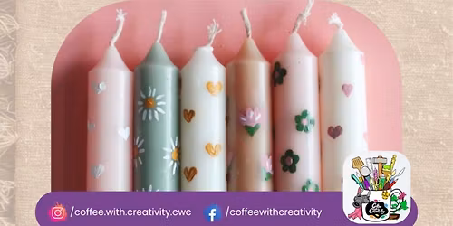 Candle Painting at the Art show